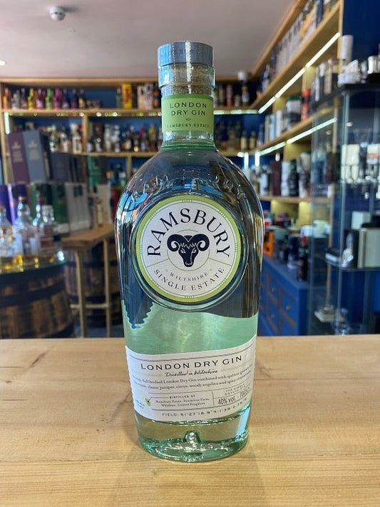 Ramsbury Single Estate Dry Gin 70cl 40% - Just Wines 