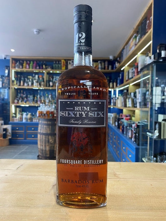 Rum Sixty Six Barbados Rum Aged 12 Years 70cl 40% - Just Wines