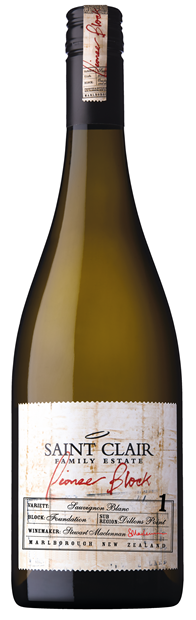 Saint Clair, Pioneer Block 1 'Foundation Block', Marlborough, Sauvignon Blanc 2022 75cl - Just Wines 