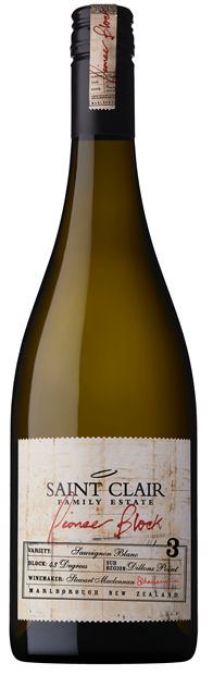 Saint Clair, Pioneer Block 3 '43 Degrees', Marlborough, Sauvignon Blanc 2023 75cl - Buy Saint Clair Wines from GREAT WINES DIRECT wine shop