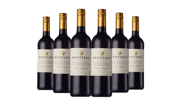 Santiago Cabernet Sauvignon Red Wine 75cl x 6 Bottles