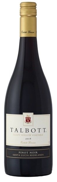 Talbott Vineyards, Sleepy Hollow, Santa Lucia Highlands, Pinot Noir 2019 75cl - Buy Talbott Vineyards Wines from GREAT WINES DIRECT wine shop