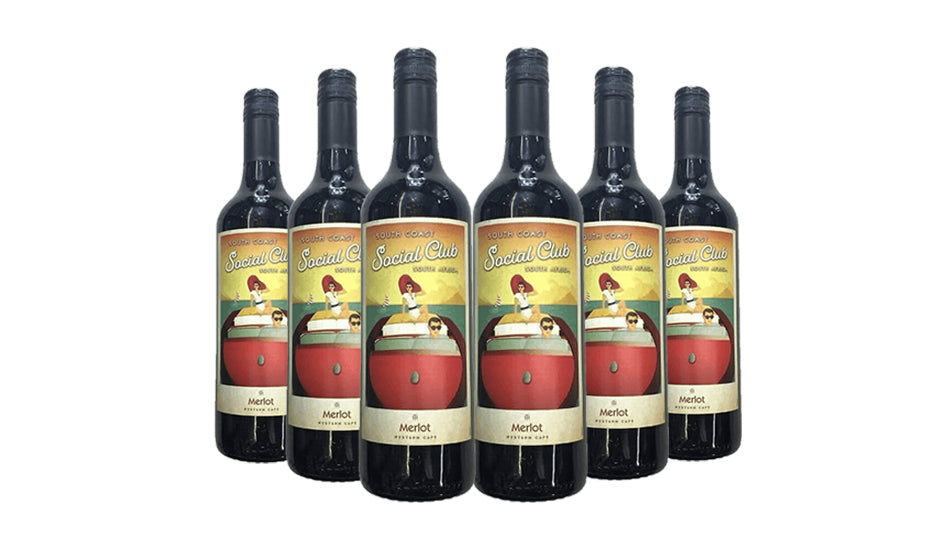 South Coast Social Merlot 2023 75cl x 6 Bottles - Just Wines 