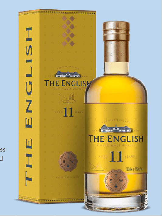 English 11 Year Old Single Malt Whisky 70cl 46% - Just Wines 