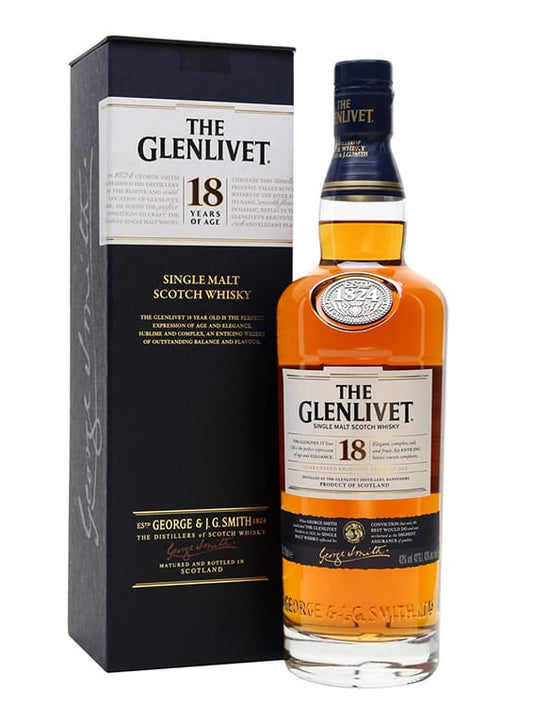 Glenlivet 18 Year Old 70cl 40% - Just Wines