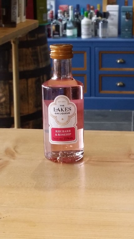 Lakes Rhubarb and Rosehip Gin Liqueur 25% 12x5cl - Just Wines 