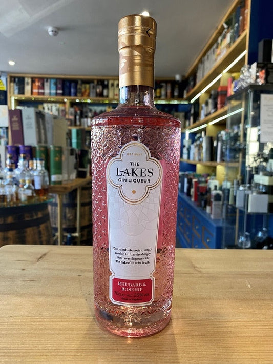 Lakes Rhubarb & Rosehip Gin Liqueur 70cl 25% - Just Wines 