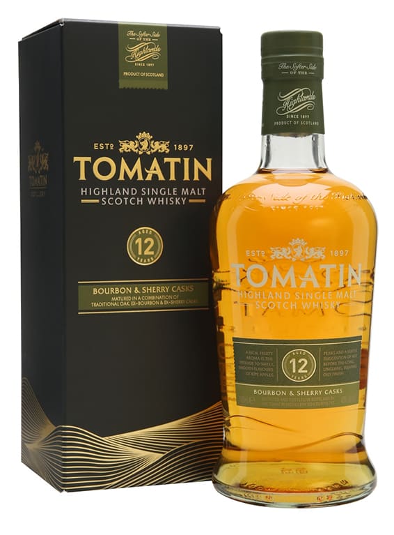 Tomatin 12 Year Old 43% 6x70cl - Just Wines 