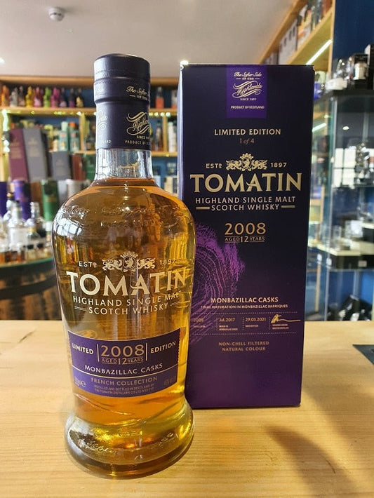 Tomatin Aged 12 Years 2008 Monbazillac Casks 46% 70cl - Just Wines 