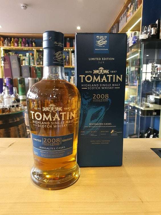 Tomatin Aged 12 Years 2008 Rivesaltes Casks 46% 6x70cl - Just Wines 