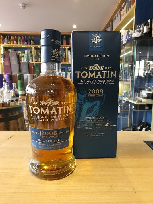 Tomatin Aged 12 Years 2008 Rivesaltes Casks 46% 70cl - Just Wines