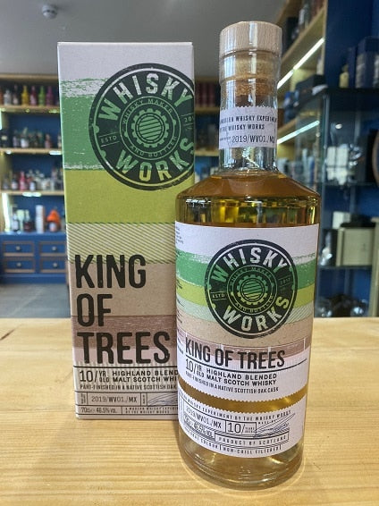 Whisky Works King of Trees 10 Year Old 70cl 46.5% - Just Wines 