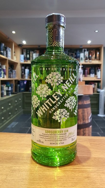 Whitley Neill Gooseberry Gin 70cl 43% - Limited Edition - Just Wines 