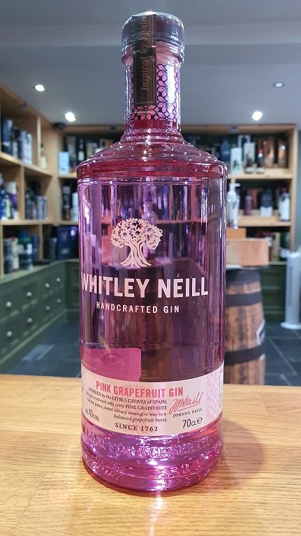 Whitley Neill Pink Grapefruit Gin 70cl 43% - Just Wines 