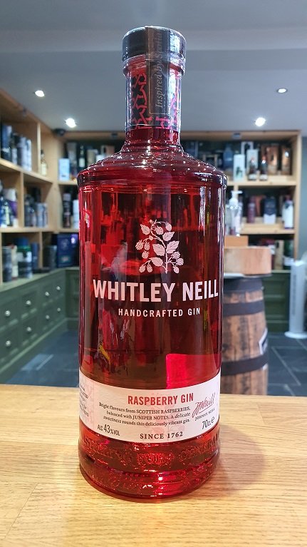 Whitley Neill Raspberry Gin 70cl 43% - Just Wines 