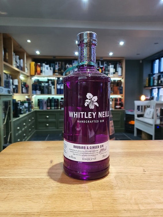 Whitley Neill Rhubarb and Ginger Gin 70cl 43% - Just Wines 