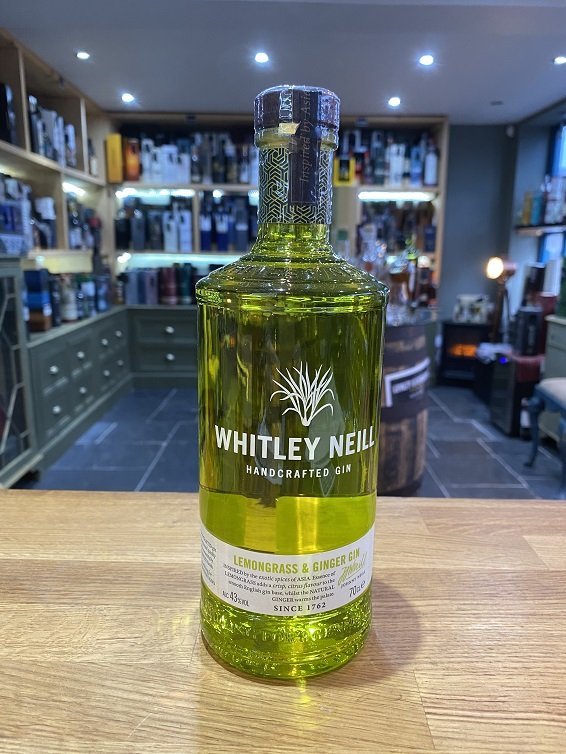 Whitley Neill Lemongrass and Ginger Gin 70cl 43% - Just Wines 