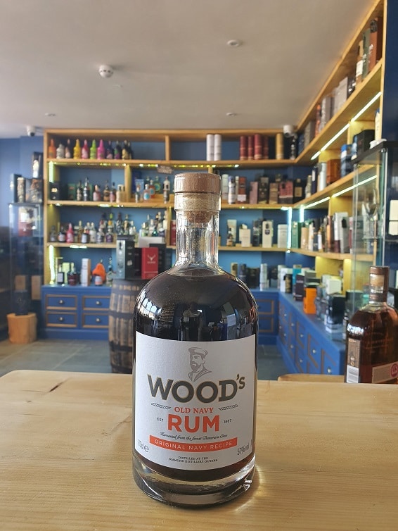 Woods Old Navy Rum 70cl 57% - Just Wines 