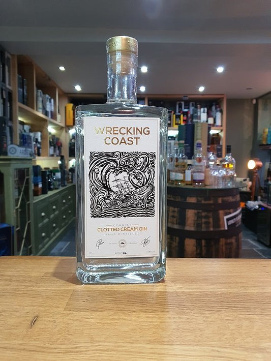 Wrecking Coast Cornish Clotted Cream Gin 70cl 44% - Just Wines 