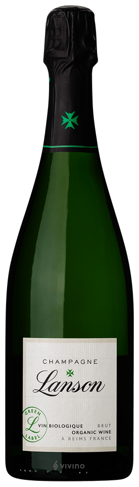 Green Label Organic NV Lanson 6x75cl - Just Wines 
