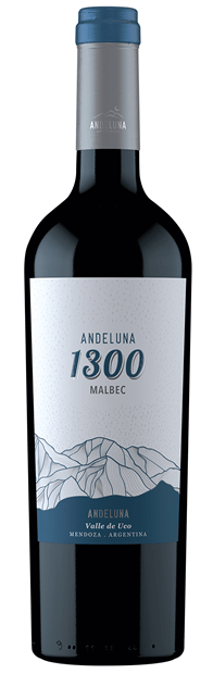 Andeluna '1300', Uco Valley, Malbec 2023 75cl - Just Wines UK 