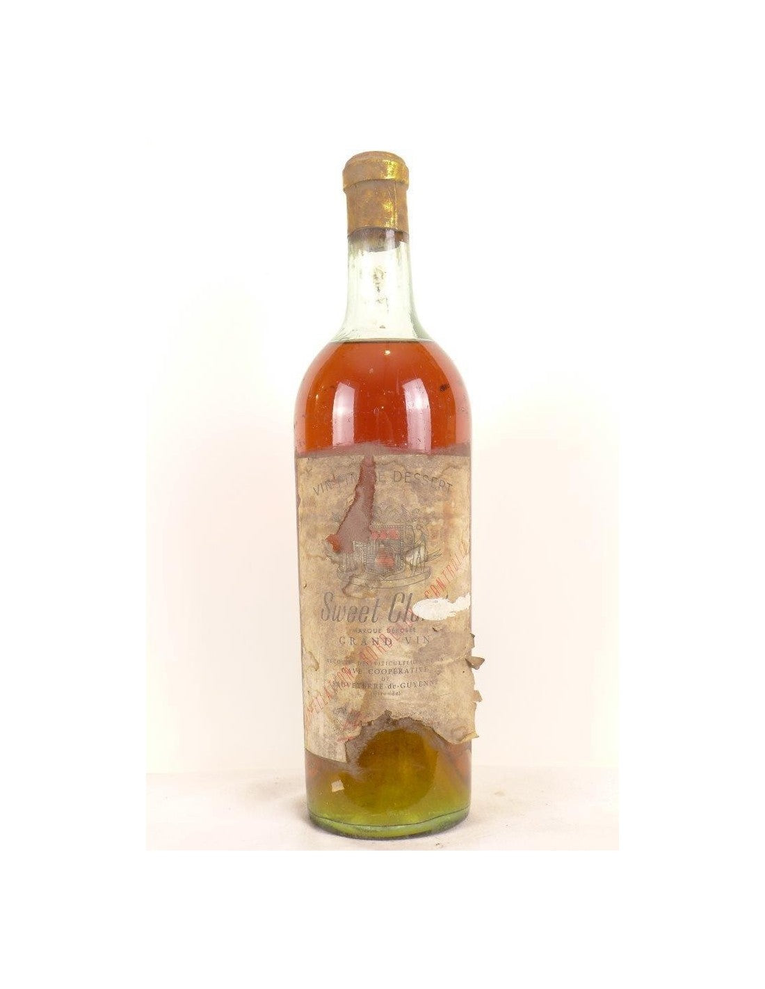 années 40 - bordeaux - sweet claret vin de dessert (non millésimé années 1940 à 1950) - liquoreux - bordeaux - Just Wines 