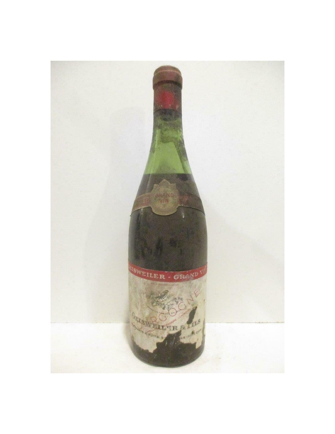 années 40 - bourgogne - geisweiler (non millésimé années 1940 à 1950) - rouge - bourgogne - Just Wines 