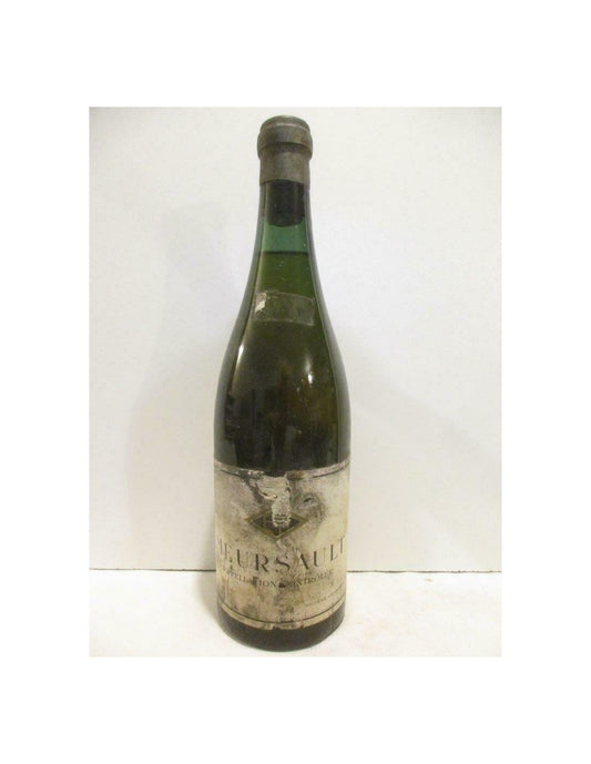 années 40 - meursault - nicolas (collerette millésime absente années 1940 à 1950 - blanc - bourgogne - Just Wines 