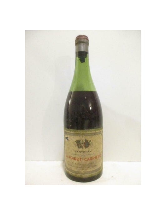 années 40 - santenay - Noirot Carriere (non millésimé années 1936 à 1950) - Rouge - bourgogne - Just Wines 