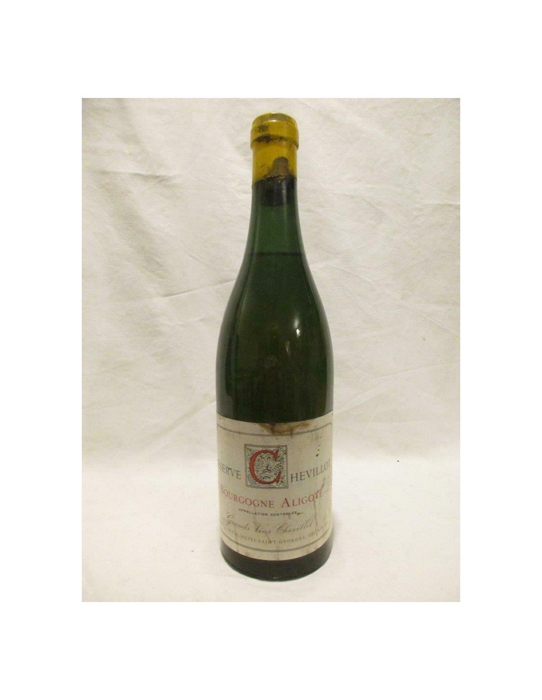 années 50 - aligoté - chevillot non millésimé années 1950 à 1960 (b3) - blanc - bourgogne france - Just Wines 