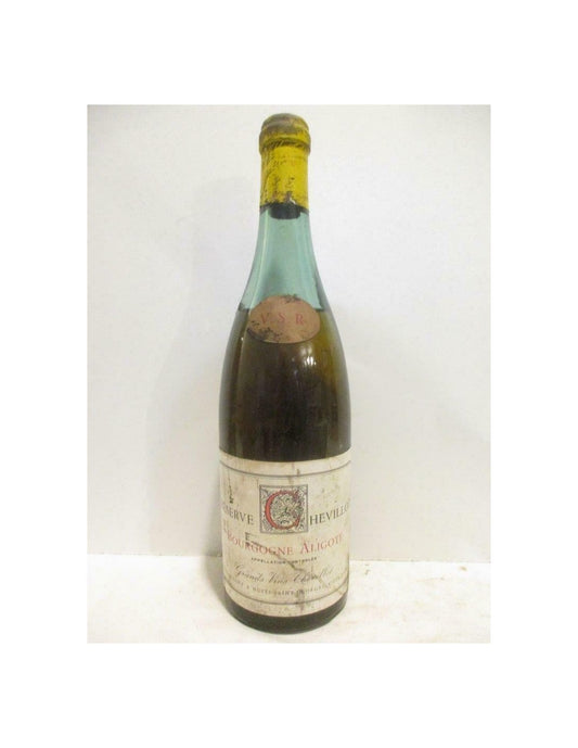 années 50 - aligoté - chevillot réserve (non millésimé années 1950 à 1960) - blanc - bourgogne - Just Wines 