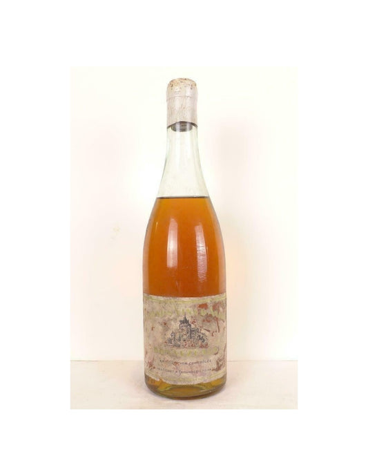 années 50 - bonnezeaux - andré poirier (étiquette à peine lisible non millésimé années 1950 à 1960) - moelleux - loire - anjou - Just Wines 