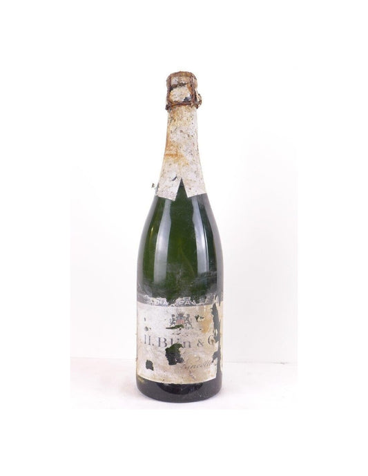 années 50 - champagne - blin et cie brut (non millésimé années 1950 à 1960) - pétillant - champagne - Just Wines 