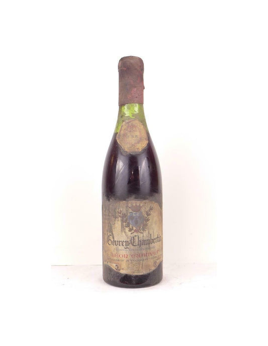 années 50 - gevrey-chambertin - léon chauvet (non millésimé années 1950 à 1960 capsule abîmée) - rouge - bourgogne - Just Wines 