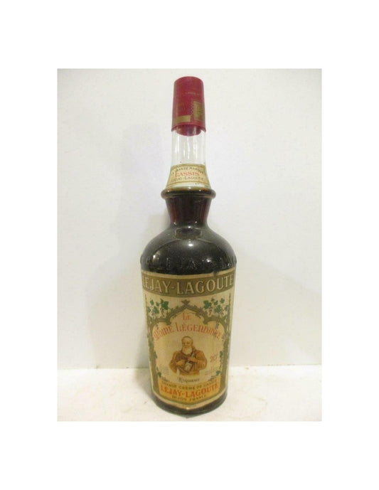 années 50 - liqueur - lejay-lagoute cassis le moine légendaire (années 1950 à 1960) - crème - - Just Wines 