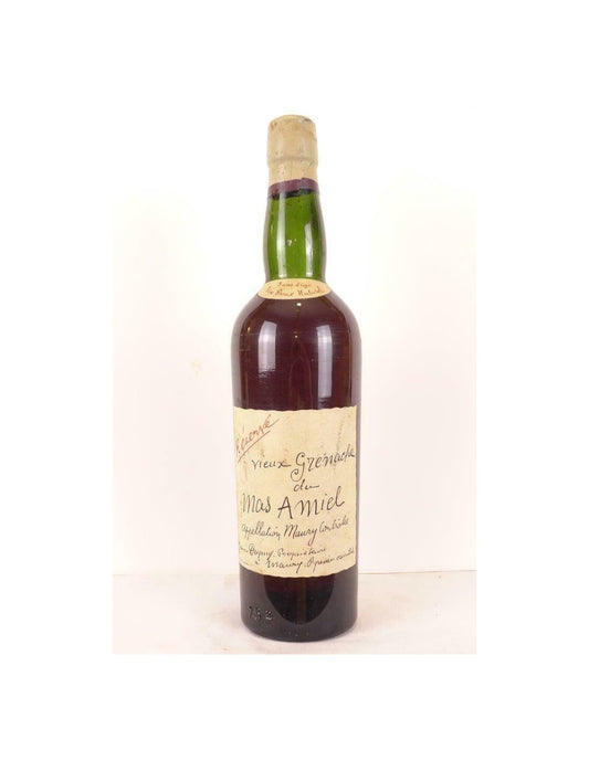 années 50 - maury - mas amiel vieux grenache (non millésimé années 1950 à 1960) - VD blanc - roussillon - Just Wines 