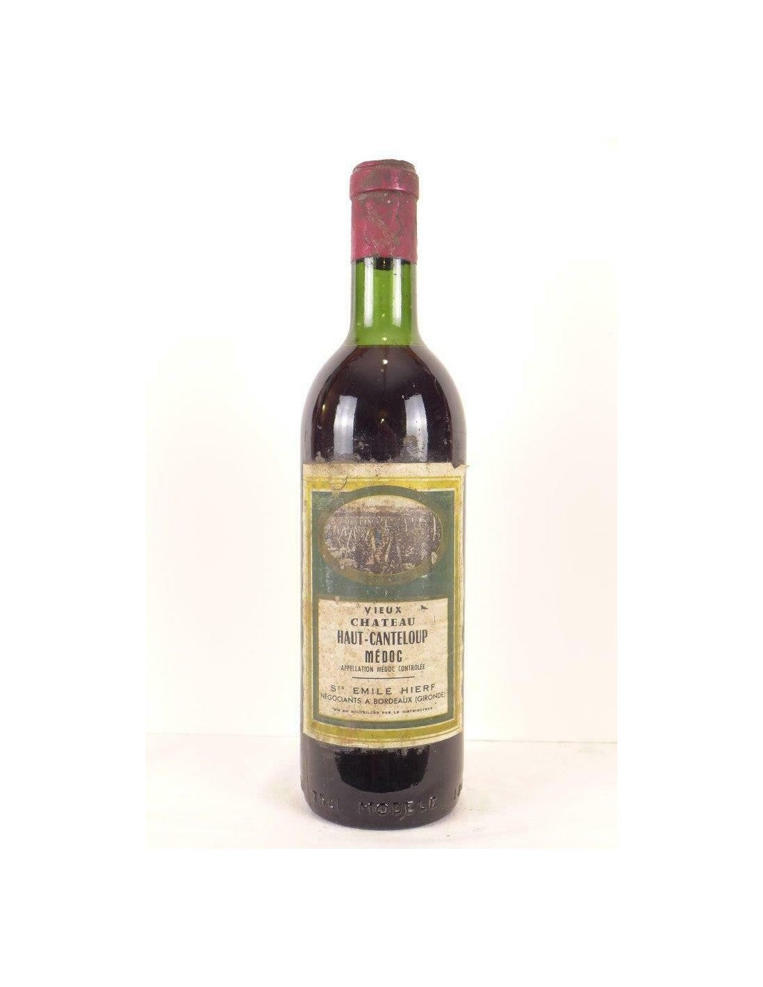 années 50 - médoc - vieux château haut-canteloup (non millésimé années 1950 à 1960) - rouge - bordeaux - Just Wines 