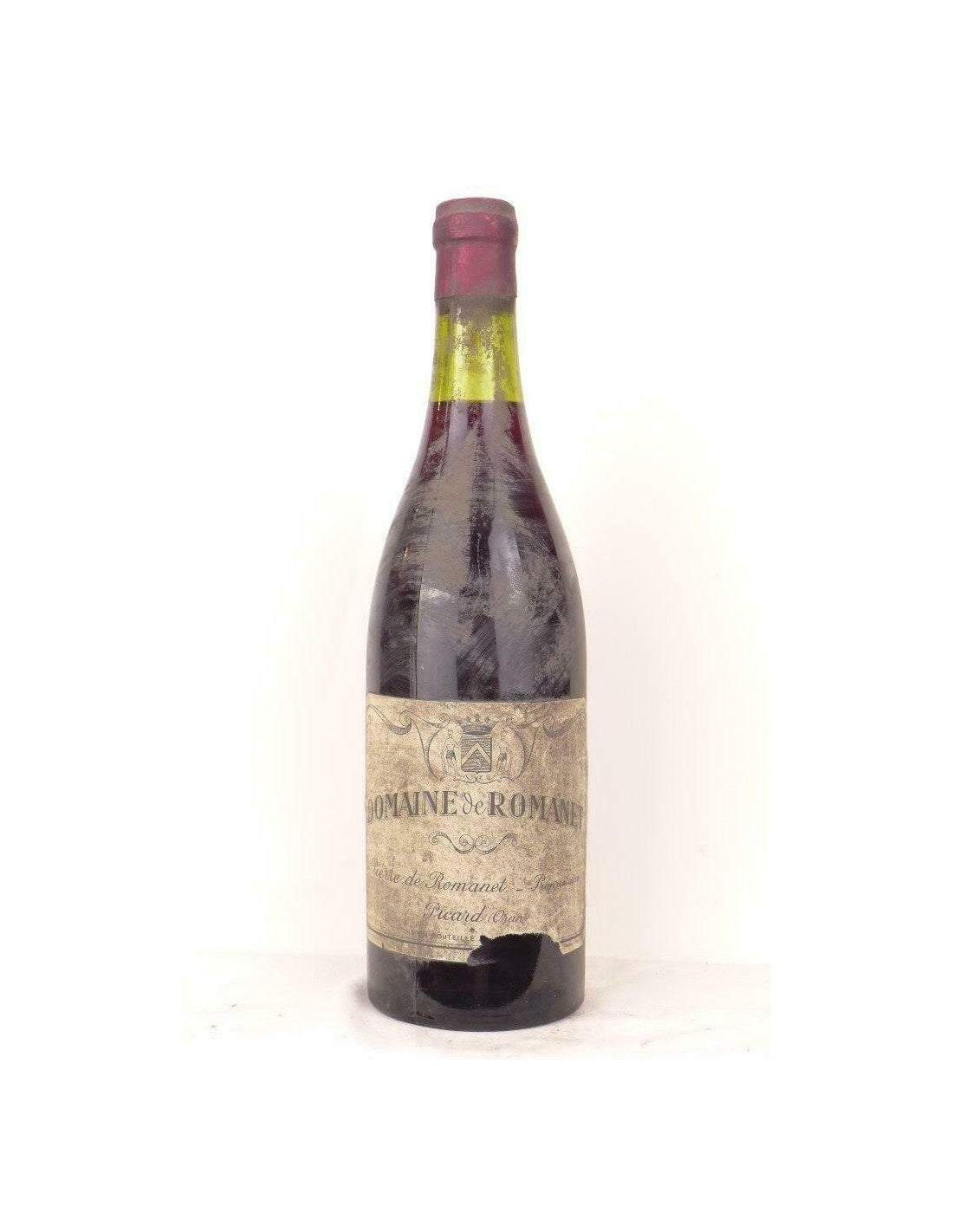 années 50 - picard - domaine de romanet (b2 étiquette sale non millésimé années 1950 à 1960) - rouge - oran Algérie - Just Wines 