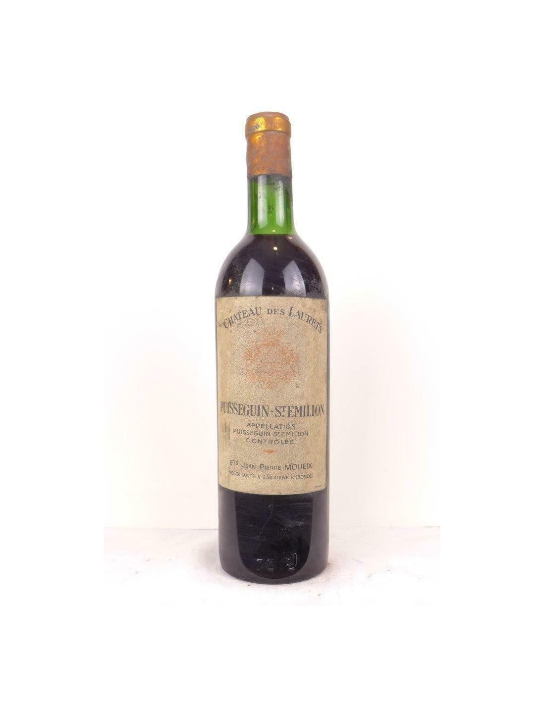 années 50 - puisseguin saint-émilion - château des laurets jean-pierre moueix (années 1950 à 1960) - rouge - bordeaux - Just Wines 