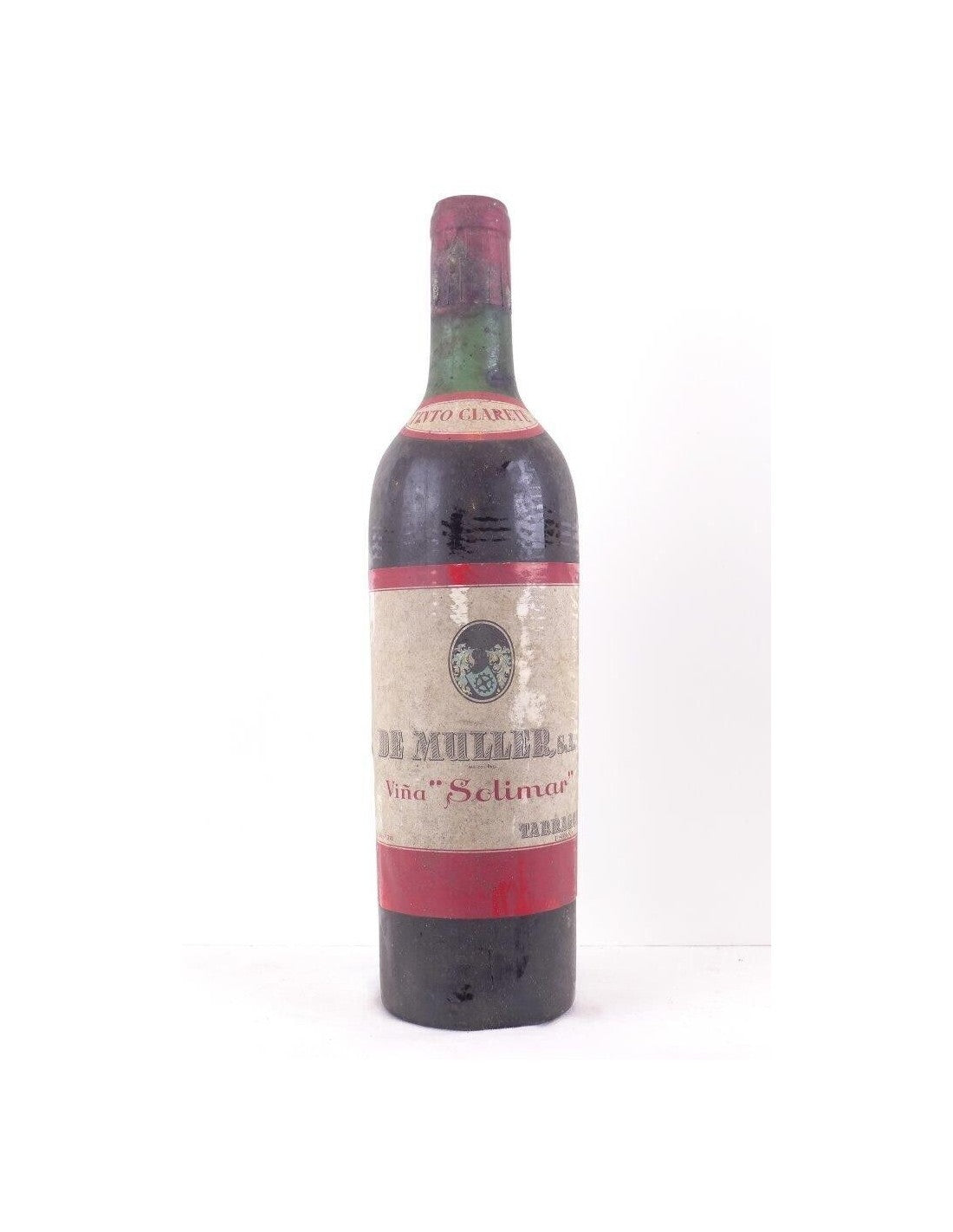 années 50 - tarragona - de muller solimar (non millésimé années 1950 à 1960) - rouge - catalogne Espagne - Just Wines 