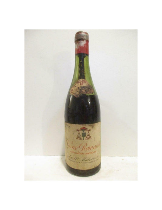 années 50 - vosne-romanée - malvoisin (non millésimé années 1950 à 1960 b1) - rouge - bourgogne - Just Wines 