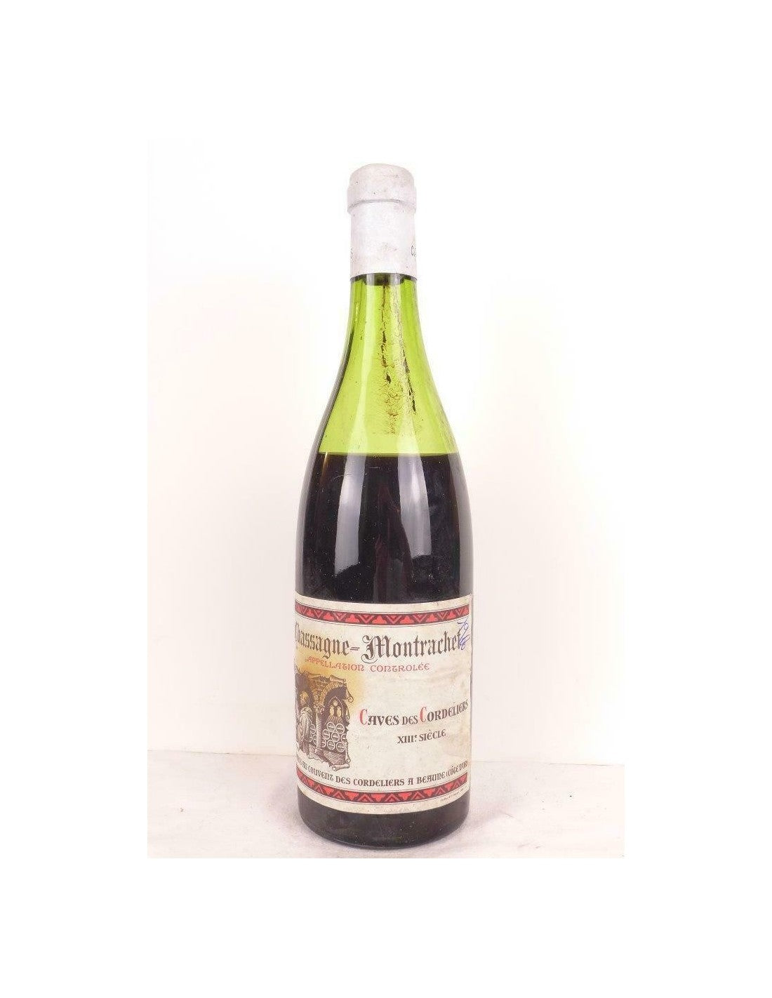 années 60 - chassagne-montrachet - cave des cordeliers (non millésimé années 1960 à 1970) - rouge - bourgogne - Just Wines 