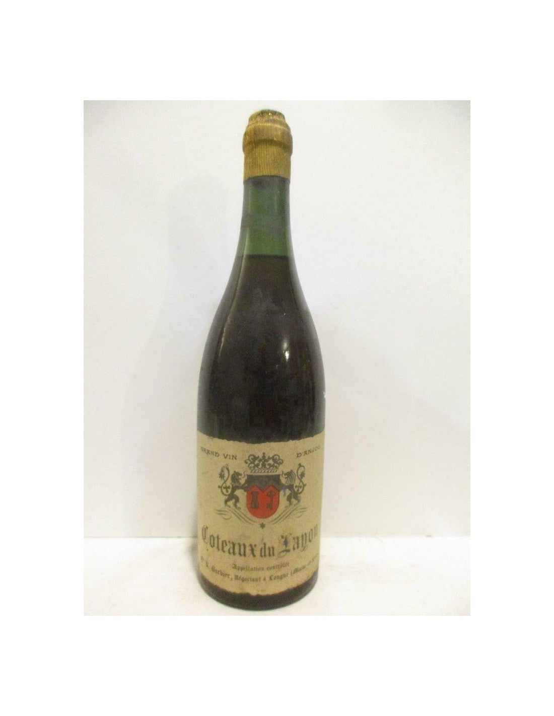 années 60 - coteaux du layon - barbier (non millésimé années 1960 à 1970) - liquoreux - loire - anjou - Just Wines 