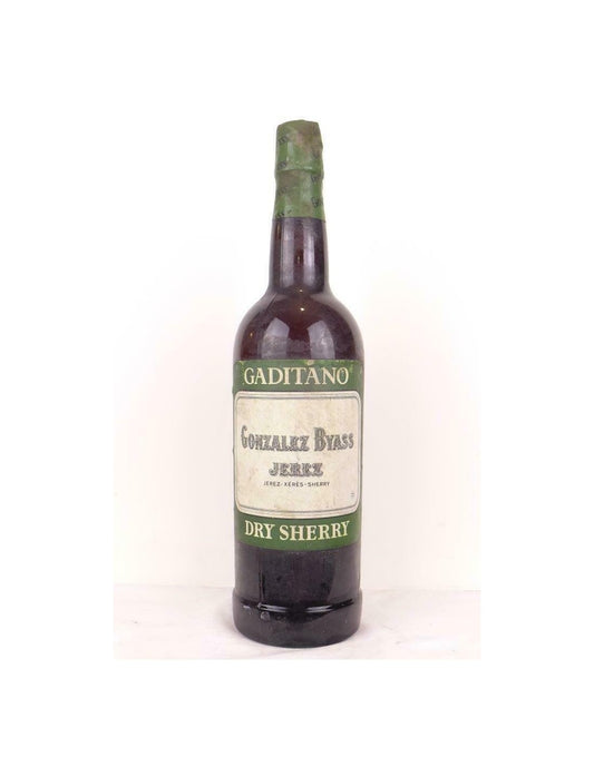 années 60 - jerez - gonzalez byass gaditano dry sherry (non millésimé années 1960 à 1970) - blanc - andalousie Espagne - Just Wines 