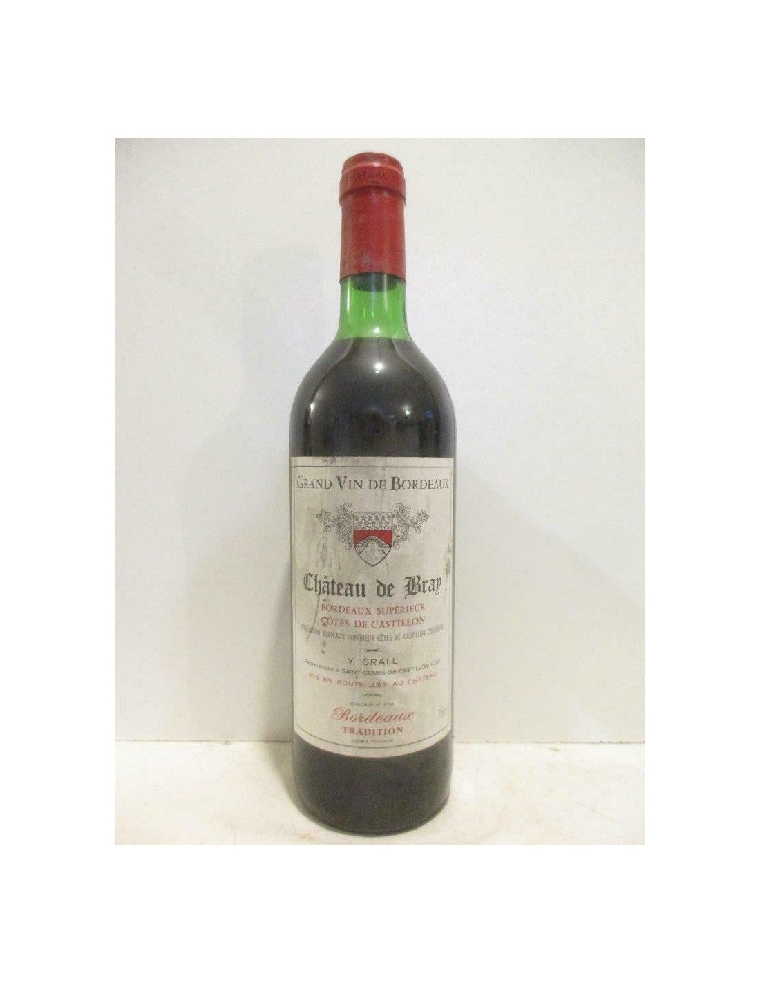 années 70 - côtes de castillon - château de bray (non millésimé années 1970 à 1980) - rouge - bordeaux - Just Wines 