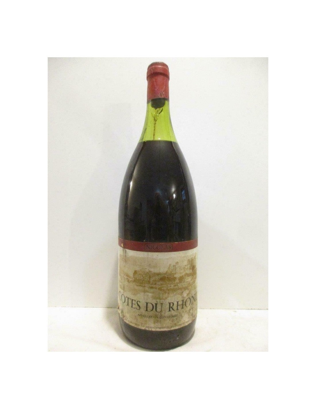 années 70 - côtes du rhône - nicolas (non millésimé années 1970 à 1980) magnum 150 cl - rouge - rhône - Just Wines 