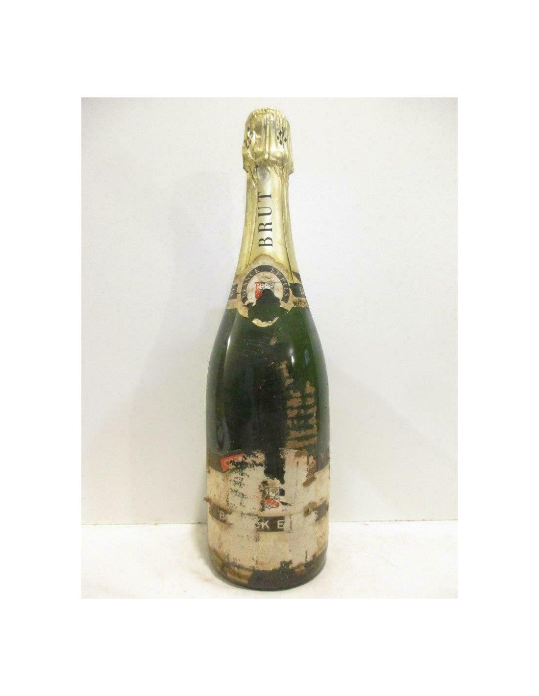 années 70 - crémant - eugène blanck brut (étiquette illisible non millésimé années 1970 à 1980 b2) - pétillant - alsace - Just Wines 