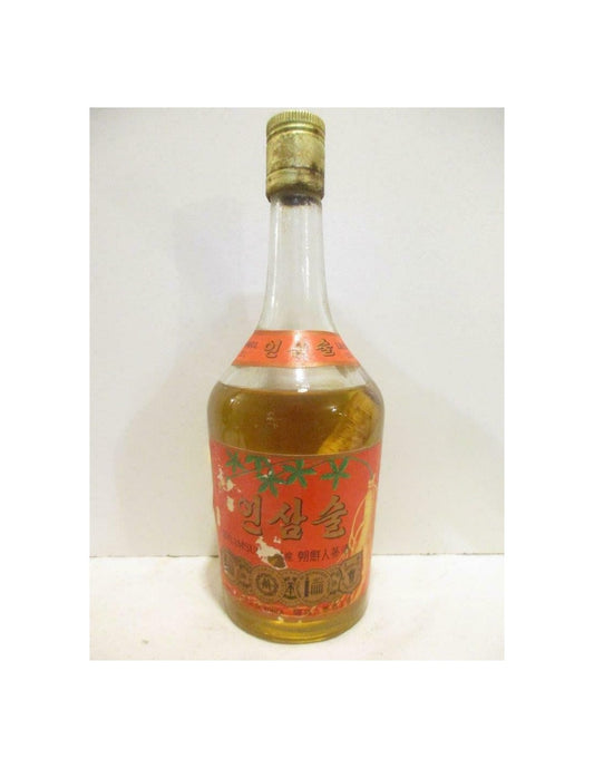 années 70 - isamsul liqueur de ginseng (non millésimé années 1970 à 1980) 60 cl - alcool - Corée - Just Wines 