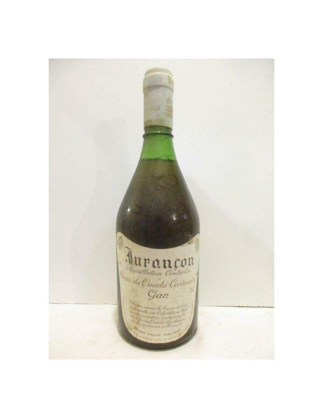 années 70 - jurançon - gan cuvée du quadri centenaire (non millésimé années 1970 à 1980) - moelleux - sud-ouest - Just Wines 