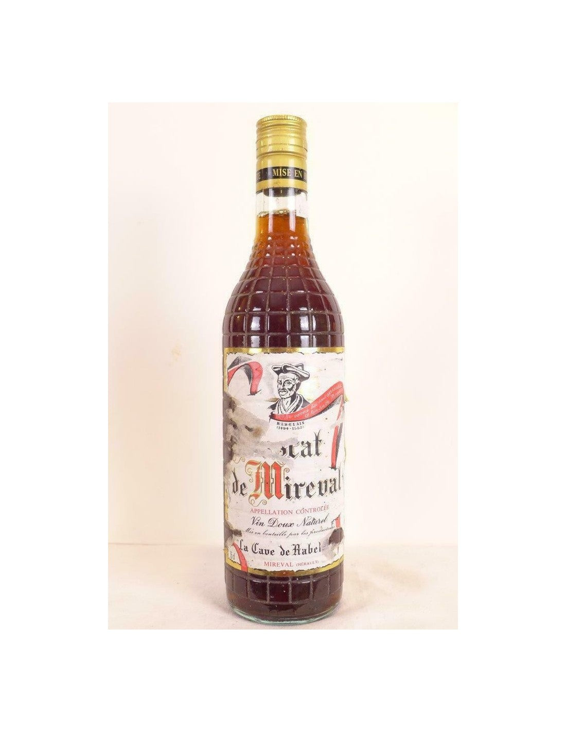 années 70 - muscat de mireval - la cave de rabelais (non millésimé années 1970 à 1980 étiquette abîmée) - VD blanc - languedoc - Just Wines 